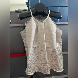 Elegant Cream Sleeveless Top p48